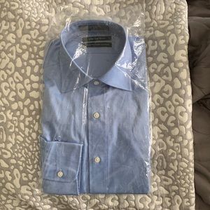 Saks Fifth Avenue Blue Dress Shirt - Brand New - 32/33 - 15 1/2